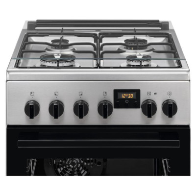 Electrolux gāzes plīts ar elektrisko cepe&scaron;krāsni, nerūsējo&scaron;a tērauda, 50cm - LKK540232X