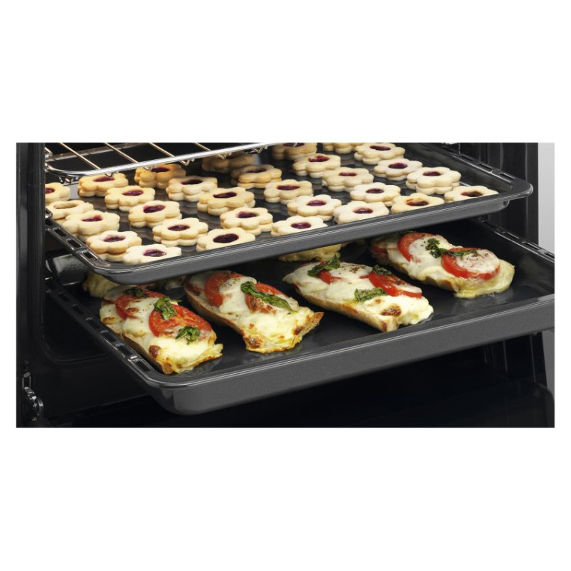 Electrolux gāzes plīts ar elektrisko cepe&scaron;krāsni, nerūsējo&scaron;a tērauda, 50cm - LKK540232X