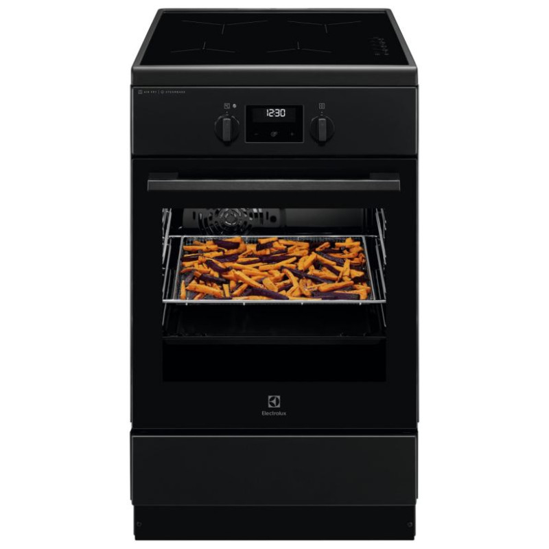 Electrolux elektriskā plīts ar elektrisko cepe&scaron;krāsni un indukcijas virsmu, 50cm - LKI564266K