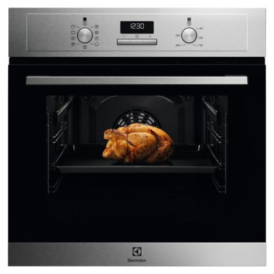 Electrolux cepe&scaron;krāsns, iebūv., 65l, tērauda ar pārklājumu pret pirkstu nospiedumiem - EOF3H50BX