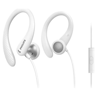 Philips In-Ear sporta austiņas ar cilpiņu un mikrofonu, baltas - TAA1105WT/00