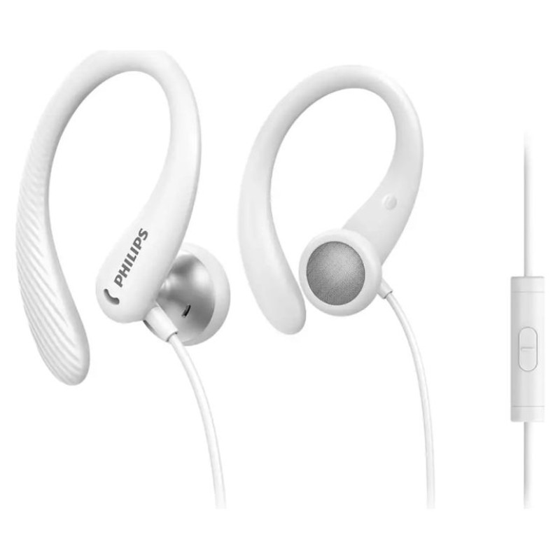 Philips In-Ear sporta austiņas ar cilpiņu un mikrofonu, baltas - TAA1105WT/00