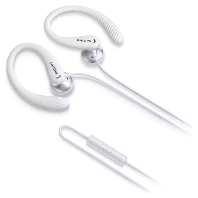 Philips In-Ear sporta austiņas ar cilpiņu un mikrofonu, baltas - TAA1105WT/00