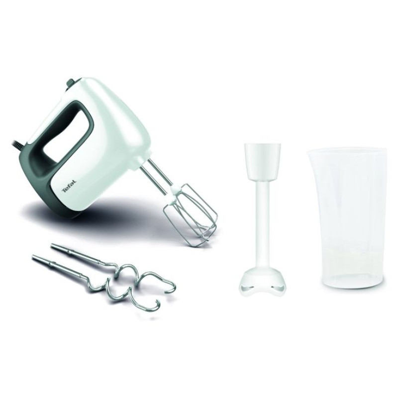 Tefal mikseris Prep'Mix+, 500W, balts/melns - HT461138