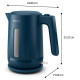 Philips 3000. sērijas Basic tējkanna, 1.7L, zila - HD9411/70