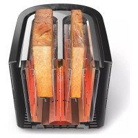 Philips Tosteris 1000W, melns - HD2635/90