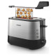 Philips Tosteris 1000W, melns - HD2635/90