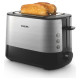 Philips Tosteris 1000W, melns - HD2635/90