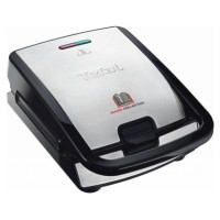Tefal tosteris Snack Collection, 700W, 4 maināmas plātnes, melna/sudraba - SW854D16