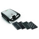 Tefal tosteris Snack Collection, 700W, 4 maināmas plātnes, melna/sudraba - SW854D16
