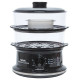 Tefal tvaicētājs Convenient, 2 līmeņi,6 l,  melna/sudraba - VC1401