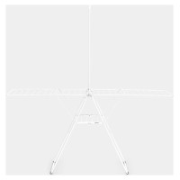 Brabantia HangOn veļas žāvētājs + pakaramais, 25m, White - 403507