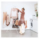 Brabantia HangOn veļas žāvētājs + pakaramais, 25m, White - 403507