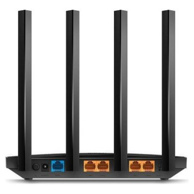 Tp-Link Wireless Router|TP-LINK|Wireless Router|1200 Mbps|Wi-Fi 5|1 WAN|4x10/100/1000M|Number of antennas 4|ARCHERC6