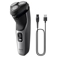 Philips Shaver Series 3000, Wet& Dry skuveklis (lādējams), light silver - S3143/00