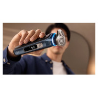 Philips i9000 Prestige Ultra Elektroskuveklis mitrai/sausai skūšanai (lādējams), Mystic Aqua - XP9201/33