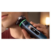 Philips i9000 Prestige Ultra Elektroskuveklis mitrai/sausai skūšanai (lādējams), Mystic Aqua - XP9201/33