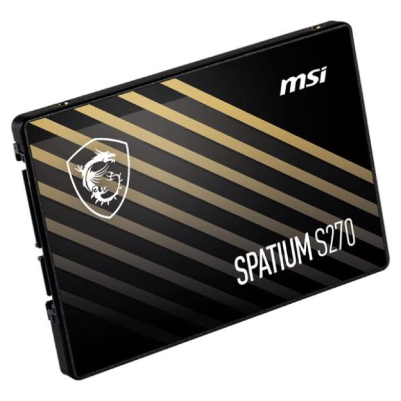 MSI SSD|MSI|SPATIUM S270|480GB|SATA|3D NAND|Write speed 450 MBytes/sec|Read speed 500 MBytes/sec|2,5"|TBW 250 TB|MTBF 2000000 hours|S78-440E350-P83