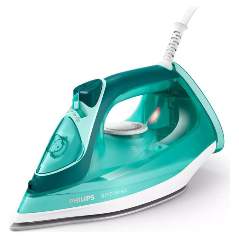 Philips 3000 sērijas Tvaika gludeklis, 2400W, zaļ&scaron; - DST3030/70