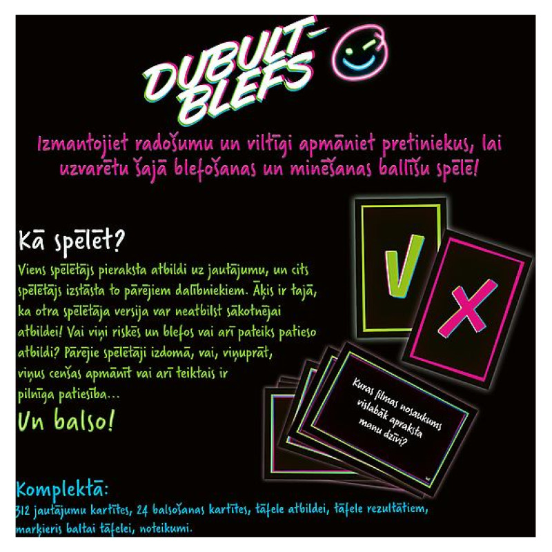 Trefl Galda spēle "Dubultblefs" (Latvie&scaron;u val.)