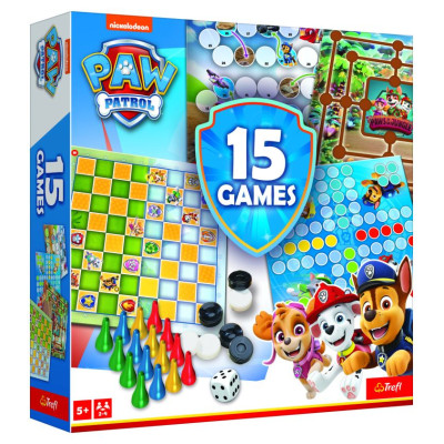 Trefl PAW PATROL 15 in 1 Galda spēle