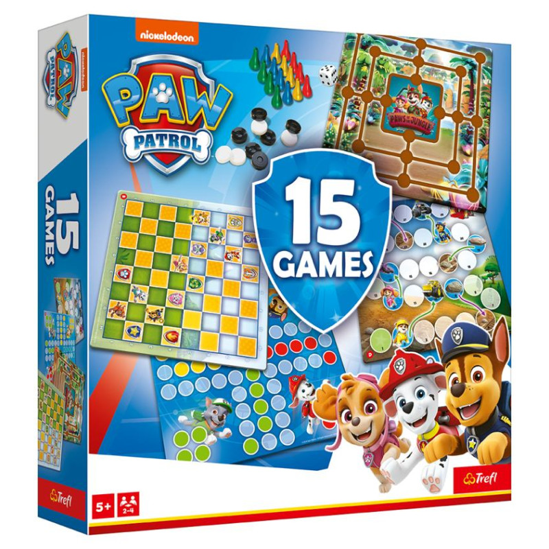 Trefl PAW PATROL 15 in 1 Galda spēle
