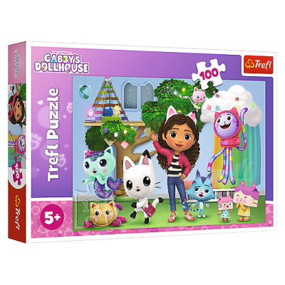 Trefl GABBY&acute;S DOLLHOUSE Puzle, 100 gab.