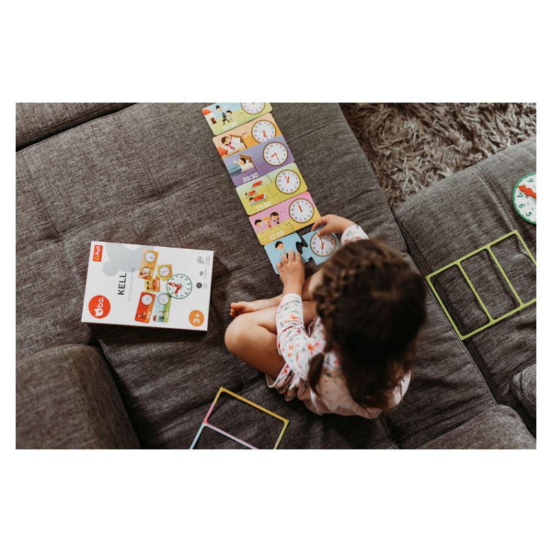 BO. Развивающая настольная игра "Часы" (на эстонском языке)