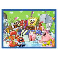 Trefl SPONGEBOB Pužļu komplekts 4 in 1