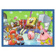 Trefl SPONGEBOB Pužļu komplekts 4 in 1