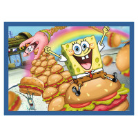 Trefl SPONGEBOB Pužļu komplekts 4 in 1