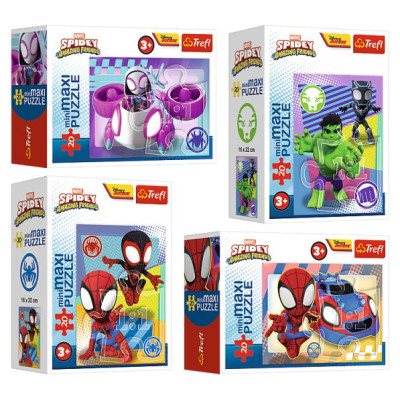 Trefl SPIDER-MAN Mini Maxi puzle Spidey, 20 gab.
