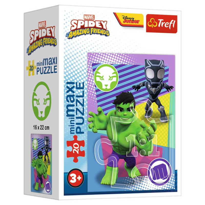 Trefl SPIDER-MAN Mini Maxi puzle Spidey, 20 gab.