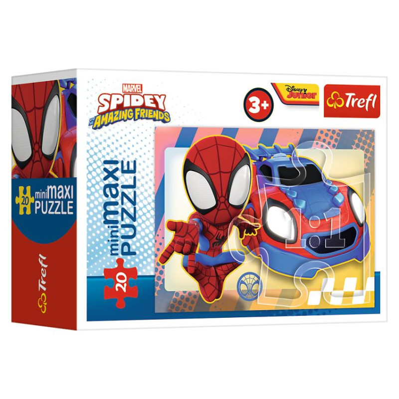 Trefl SPIDER-MAN Mini Maxi puzle Spidey, 20 gab.
