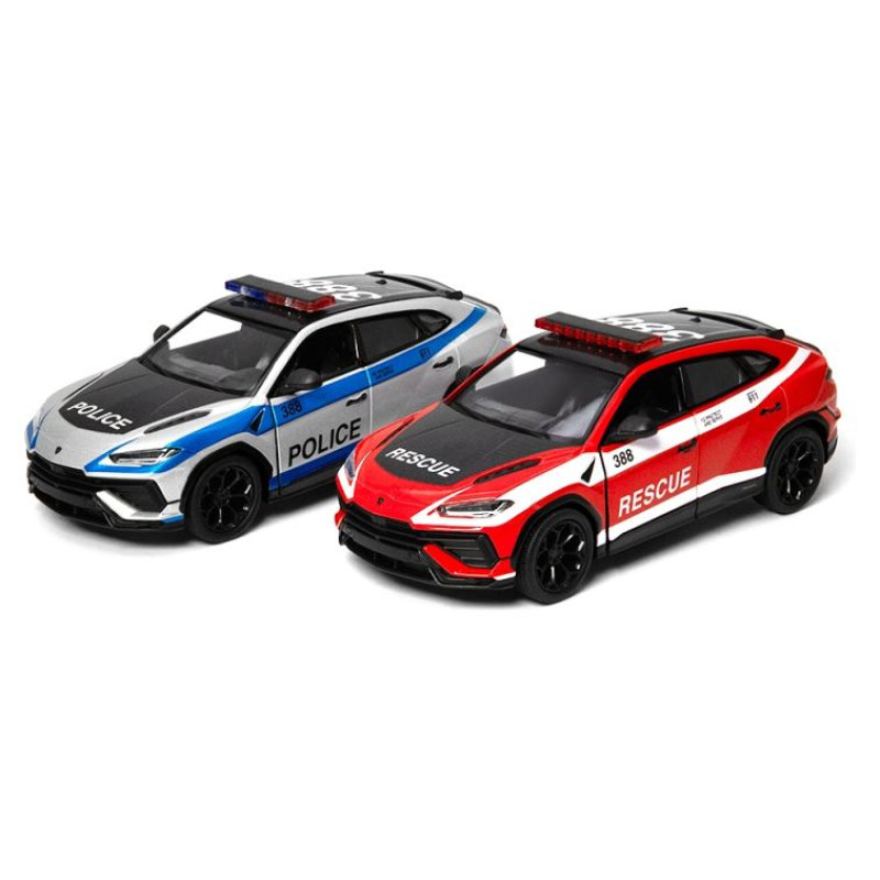 Kinsmart Miniatūrais modelis Lamborghini Urus Performante (Police/Firefighter), scale 1:38