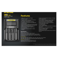 Nitecore BATTERY CHARGER 4-SLOT/UMS4 NITECORE