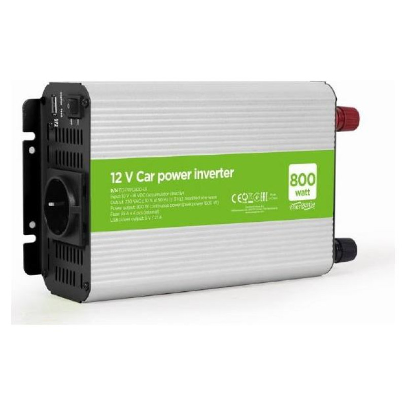 Gembird POWER INVERTER CAR 12V 800W/EG-PWC800-01 GEMBIRD