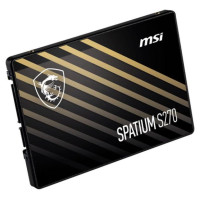 MSI SSD|MSI|SPATIUM S270|960GB|SATA|3D NAND|Write speed 450 MBytes/sec|Read speed 500 MBytes/sec|2,5"|TBW 500 TB|MTBF 2000000 hours|S78-440P130-P83