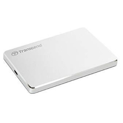 Transcend External HDD|TRANSCEND|StoreJet|1TB|USB 3.1|Colour Silver|TS1TSJ25C3S