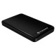 Transcend External HDD|TRANSCEND|StoreJet|2TB|USB 3.0|Colour Black|TS2TSJ25A3K