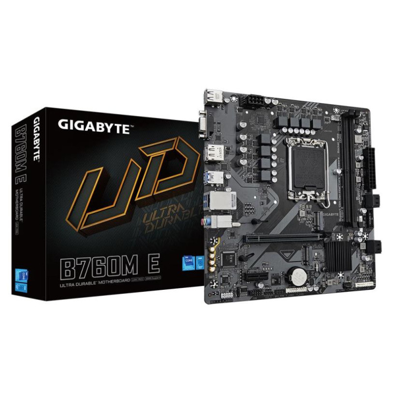 Gigabyte Mainboard|GIGABYTE|Intel B760 Express|LGA1700|Micro-ATX|Memory DDR5|Memory slots 2|B760ME1.0