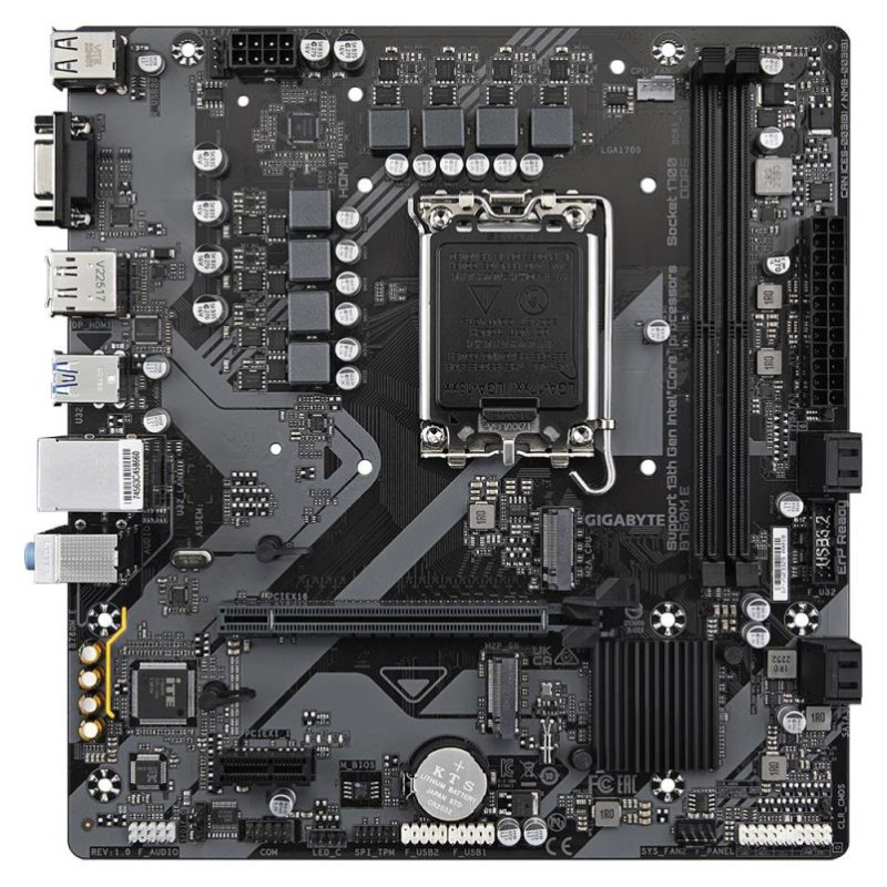 Gigabyte Mainboard|GIGABYTE|Intel B760 Express|LGA1700|Micro-ATX|Memory DDR5|Memory slots 2|B760ME1.0