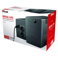 Trust UPS|TRUST|480 Watts|800 VA|Wave form type Simulated sinewave|Desktop/pedestal|23503