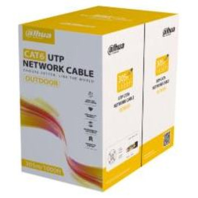 Dahua CABLE CAT6 UTP 305M BLACK/PFM920-6UN DAHUA