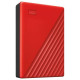 Western Digital External HDD|WESTERN DIGITAL|My Passport|6TB|USB 2.0|USB 3.2|Colour Red|WDBR9S0060BRD-WESN
