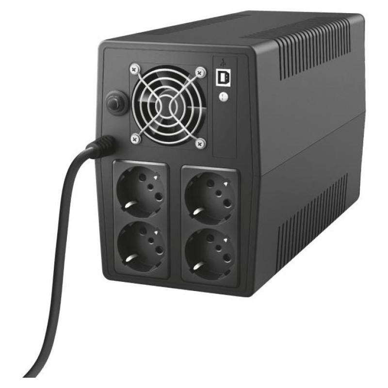 Trust UPS|TRUST|900 Watts|1500 VA|Wave form type Simulated sinewave|Desktop/pedestal|23505