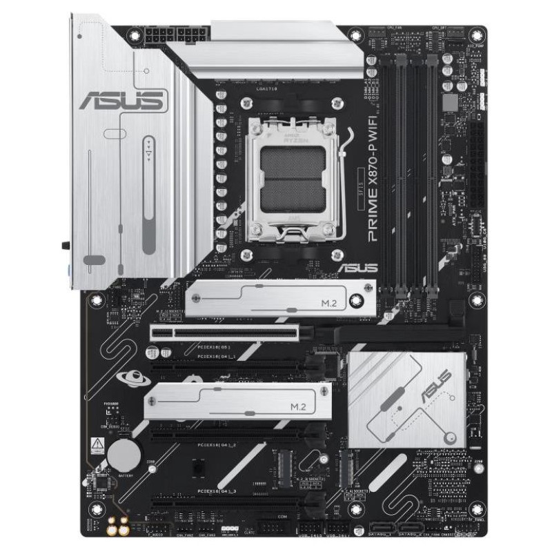Asus Mainboard|ASUS|AMD X870|SAM5|ATX|Memory DDR5|Memory slots 4|4xPCI-Express 4.0 16x|1xPCI-Express 5.0 16x|4xM.2|1xHDMI|4xUSB 2.0|4xUSB 3.2|2xUSB-C|1xRJ45|3xAudio port|PRIMEX870-PWIFI