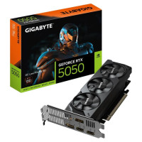 Gigabyte Graphics Card|GIGABYTE|NVIDIA GeForce RTX 5050|8 GB|GDDR6|128 bit|PCIE 5.0 16x|GPU 2587 MHz|Triple slot Fansink|GV-N5050OC-8GL1.0