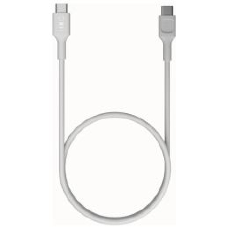 Green Cell Kabelis Green Cell PowerFlex Fast Charging USB Type-C Male - USB Type-C Male 100W White 1.2m