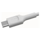 Green Cell Kabelis Green Cell PowerFlex Fast Charging USB Type-C Male - USB Type-C Male 100W White 1.2m